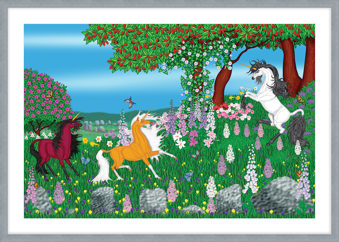 unicorns and standing stones