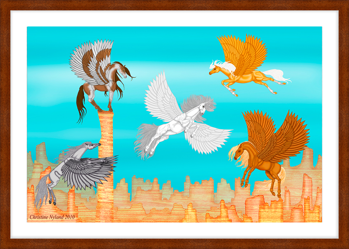 winged horses of the west